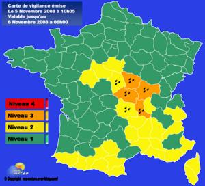 [Vigilance orange] Crue (Loire, Allier) et risque d'inondations