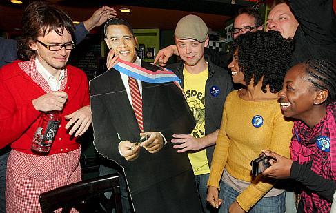 Le monde entier reagit a l’élection d’Obama ( photos ) Le monde entier reagit a l’élection d’Obama ( photos )