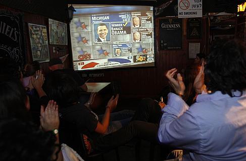 Le monde entier reagit a l’élection d’Obama ( photos ) Le monde entier reagit a l’élection d’Obama ( photos )