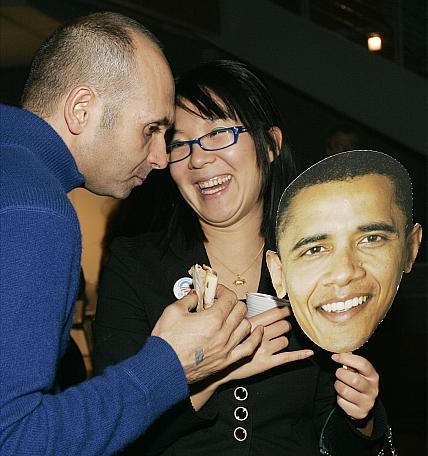 Le monde entier reagit a l’élection d’Obama ( photos ) Le monde entier reagit a l’élection d’Obama ( photos )