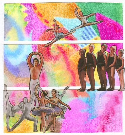 Collages (sur impression) du jour 5novb