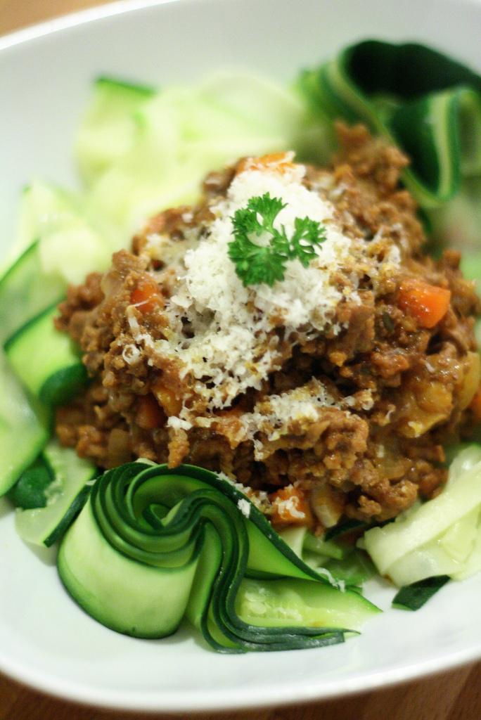 Tagliatelles de courgettes