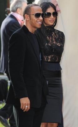 Nicole Scherzinger et Lewis Hamilton