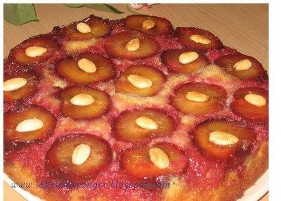 gâteau renversé aux pruneaux