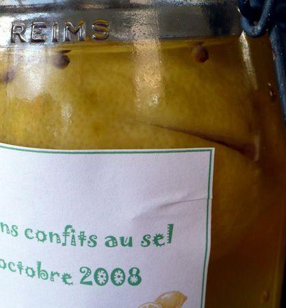 Tajine de poulet au citron confit et aux fèves (cuisson au four) citrons2