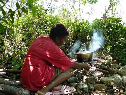 Bougna aux crevettes de Creek : Preparation #19 : cuisson