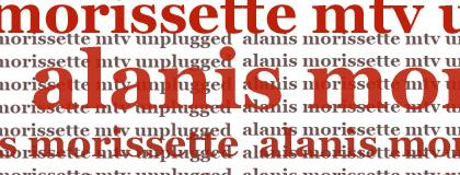 Alanis Morissette Unplugged