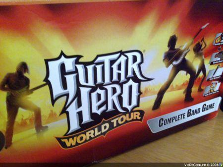 Deballage de Guitar Hero World Tour