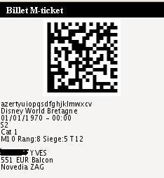 La fnac spectacle et le m-Ticket