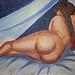 Mise en page Femme nue couchée - (199?)