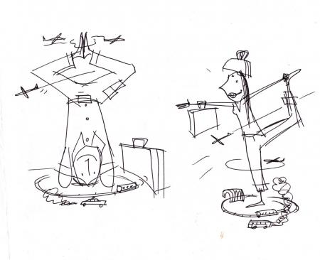Yoga dans l'avion