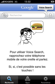  Google Mobile App avec reconnaissance vocale pour l’iPhone est disponible!