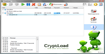 16 Logiciels pour télécharger de rapidshare et autres hébergeurs cryptload