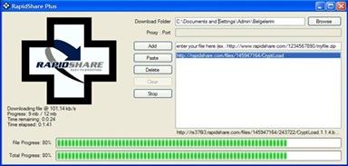 16 Logiciels pour télécharger de rapidshare et autres hébergeurs rapidshare-plus