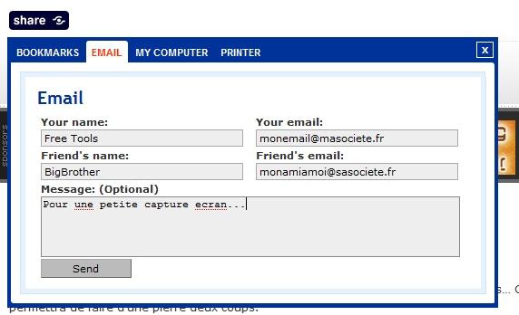 ibeginshare partage de lien avec vos reseaux sociaux