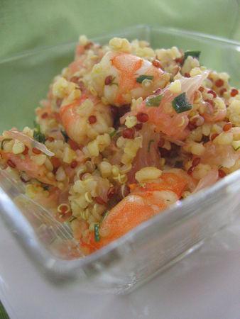 Verrine au quinoa, pamplemousse, gambas et saumon fumé Quinoa_Saumon_Gambas__18_