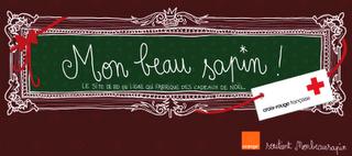 Mon beau sapin avec Penelope jolicoeur et la croix rouge