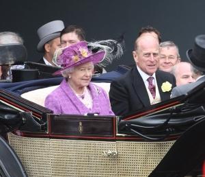 La Reine Elizabeth II et son époux, le Prince Philip duc d'Edimbourg
