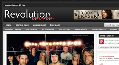 Revolution church Wordpress: Theme revolution church en francais