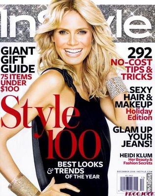 Heidi Klum absolument rayonnate pour Instyle Magazine !
