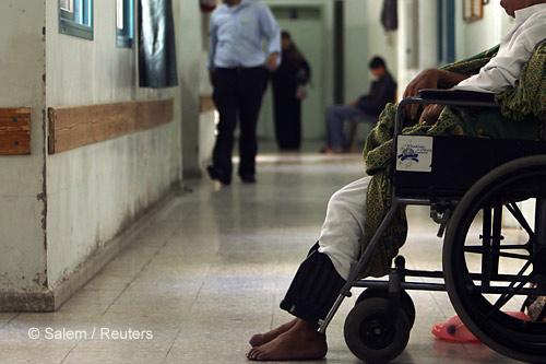 Bouclage bande Gaza conséquences humanitaires dramatiques dans hôpitaux