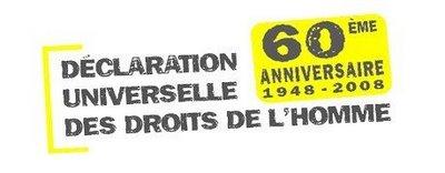 groupe Paris-Montmartre d’Amnesty International vous invite commémorer 60ème anniversaire Déclaration Universelle Droits l’Homme