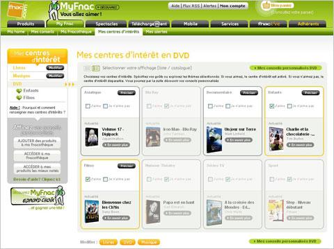 My Fnac, le nouveau service de recommandation et de conseils personnalisés