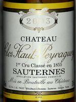 Clos Haut Peyraguey 2003 (Sauternes)