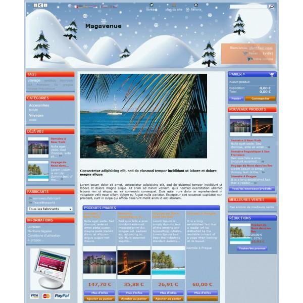 Habillez gratuitement votre boutique Prestashop pour Noël et les fêtes… Theme noel