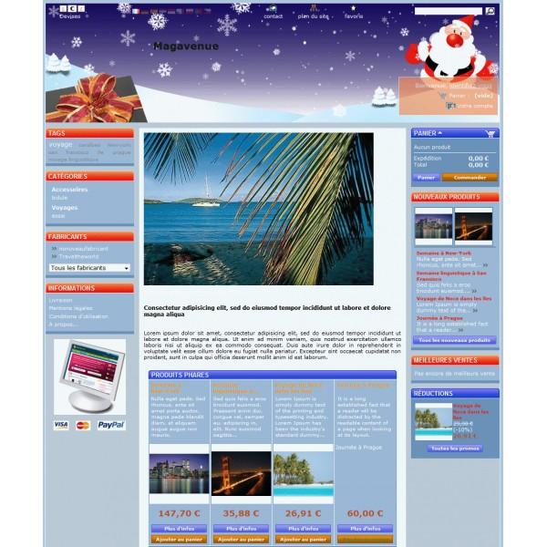 Habillez gratuitement votre boutique Prestashop pour Noël et les fêtes… Theme noel
