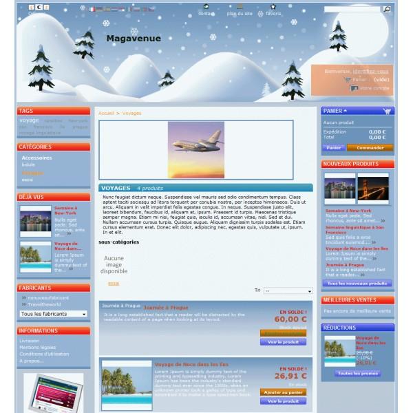 Habillez gratuitement votre boutique Prestashop pour Noël et les fêtes… Theme noel