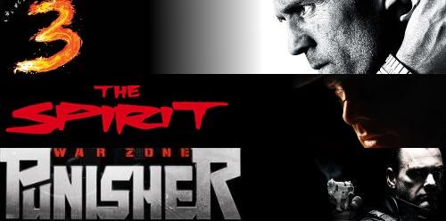 The Spirit, Punisher war Zone et le transporteur 3 made in LionsGate