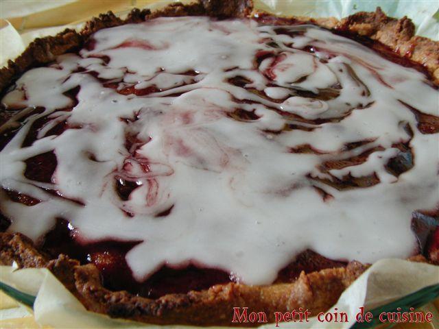 Desserts Flan danois aux cerises