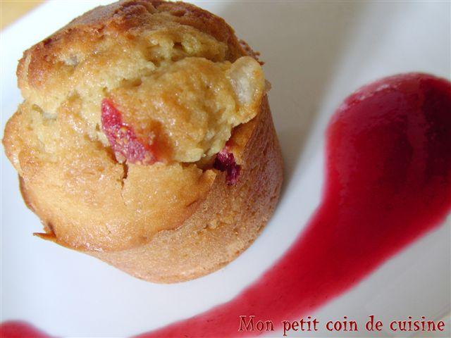 Desserts Muffins aux fraises séchées et au citron confit (sans lait de vache)