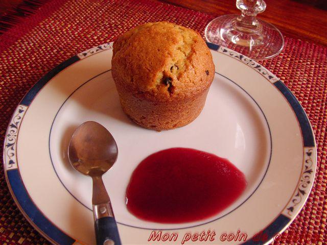 Desserts Muffins aux pépites de chocolat