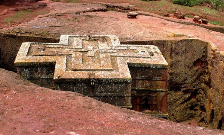 L’église Saint-Georges de Lalibela