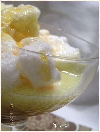 îles flottantes ou blancs en neige îles flottantes ou blancs en neige