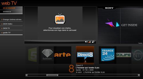18 nouvelles chaines pour la WebTV d'Orange Orange WebTV