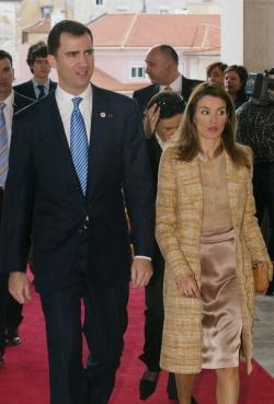 Le Prince Felipe et la Princesse Letizia d'Espagne