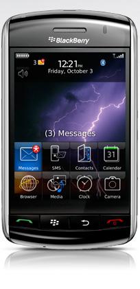 BlackBerry Storm: terminal tactile