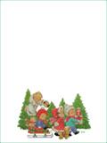 Lettre au Père Noël : 12 modèles de papier à lettres avec décor de Noël Lettre au Père Noël : 12 modèles de papier à lettres avec décor de Noël