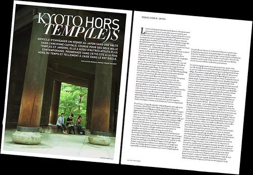 Kyoto dans l'Officiel Voyage L'Officiel Voyage, Kyoto