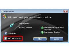 Norton réinvente l'UAC
