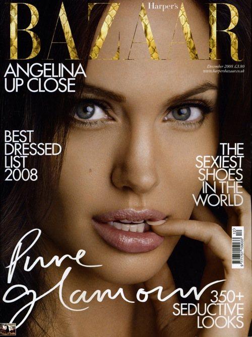 Angelina Jolie dans Harper’s Bazaar et Madame Figaro