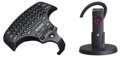 Clavier et oreillette sans fil pour PS3 dispo pour Noël !