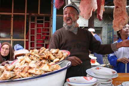 Balades dans Kashgar : le marché