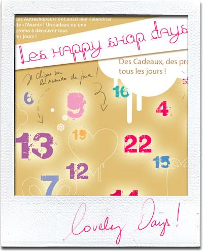 Noël avant l’heure ! Les Happy Shop Days…