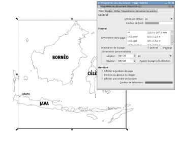Inkscape - Cartographie: utiliser la topographie Inkscape - Cartographie: utiliser la topographie