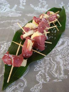 Bouchées aux magrets fumé et banane-coco DSC07468