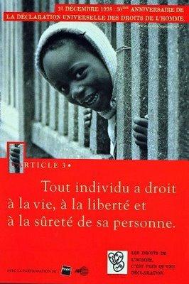 60em anniversaire de la déclaration universelle des droits de l'homme